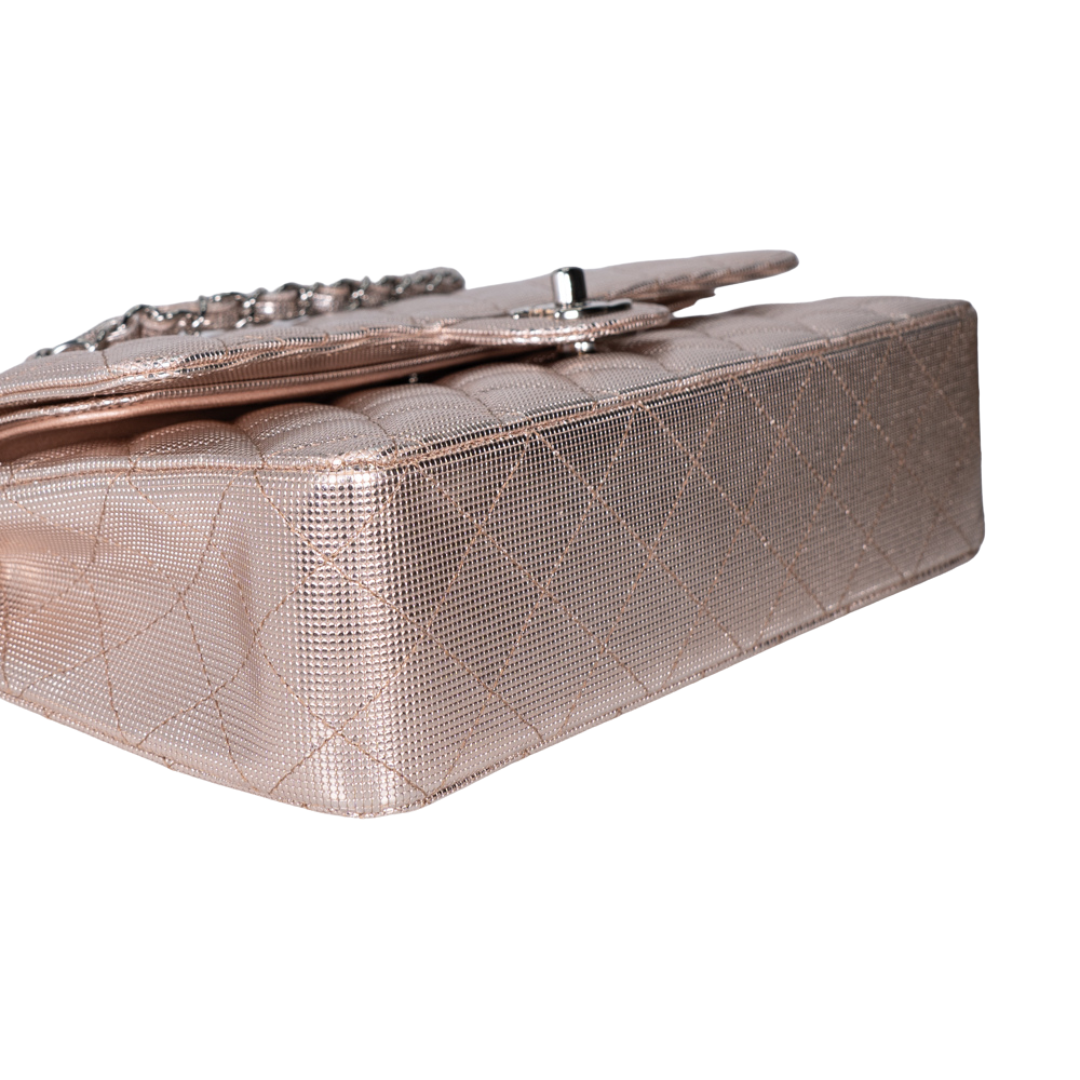 Chanel Metallic Pixel Effect Calfskin Classic Double Flap Medium