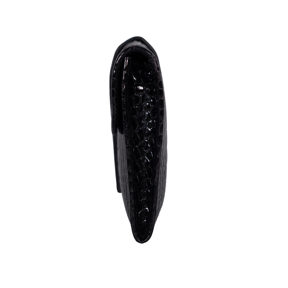 Hermes Crocodile Jige Elan PM Black - Luxury In Reach