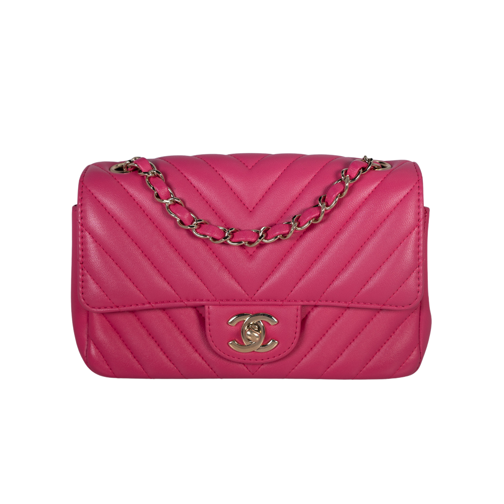 CHANELピンクリボン1ロール50m Chanel 21P Pink Rainbow Small Classic Flap Bag ○ Labellov