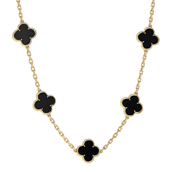 Estate Van Cleef & Arpels Vintage Alhambra Necklace - Luxury