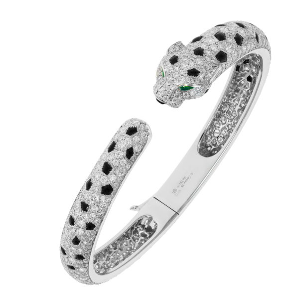 Estate Cartier Panthere de Cartier Bracelet- Size 18 Luxury In Reach